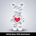 White Bear With Red Heart